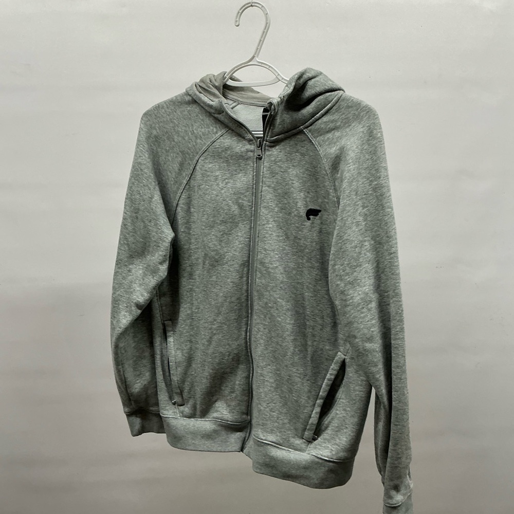 Fabletics Gray Zip-Up Hoodie